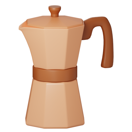 Moka Pot  3D Icon