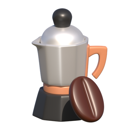 Moka Pot  3D Icon