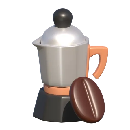 Moka Pot  3D Icon