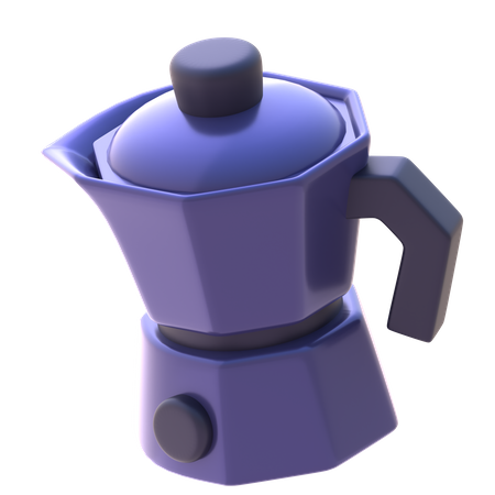 Moka Pot  3D Icon