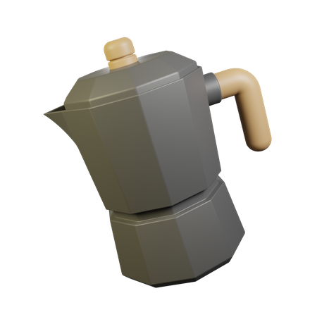 Moka Pot  3D Icon