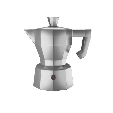 Moka Pot  3D Illustration