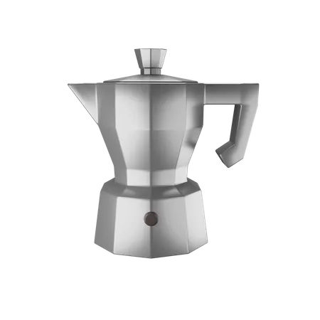 Moka Pot  3D Illustration