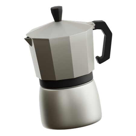 Mokapot  3D Icon