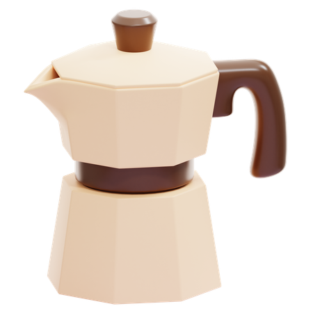 Mokapot  3D Icon