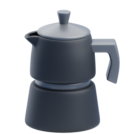 Mokapot  3D Icon