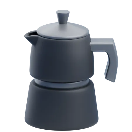 Mokapot  3D Icon