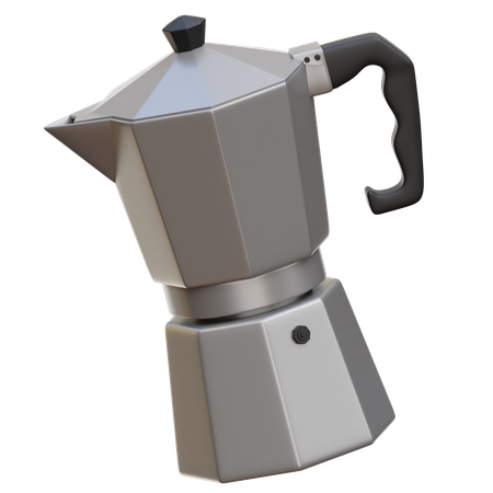 Mokapot  3D Icon