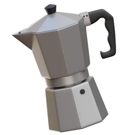 Mokapot  3D Icon