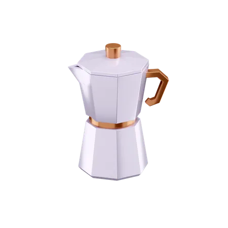 Mokapot  3D Icon