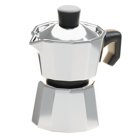 Mokapot  3D Icon