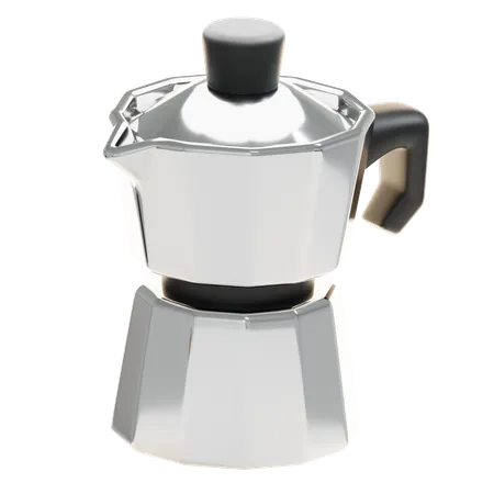 Mokapot  3D Icon