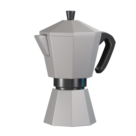 Mokapot  3D Illustration