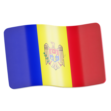 Moldova  3D Icon
