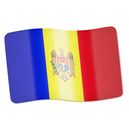 Moldova  3D Icon