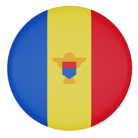 Moldova  3D Icon