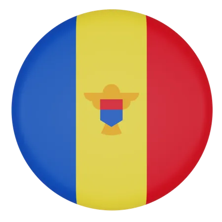 Moldova  3D Icon