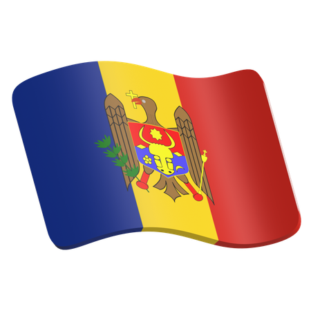 Moldova  3D Icon