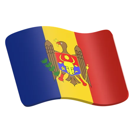 Moldova  3D Icon