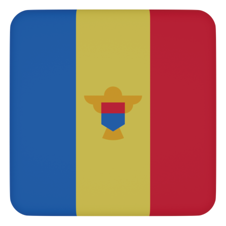 Moldova  3D Icon