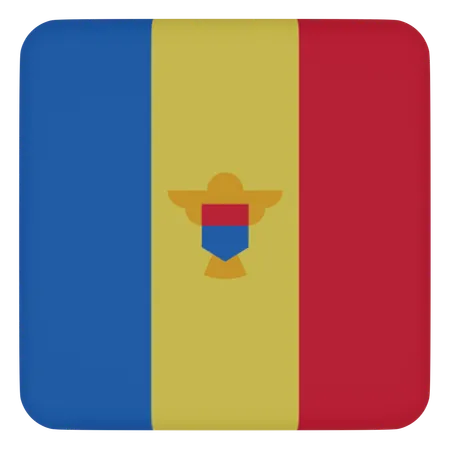 Moldova  3D Icon