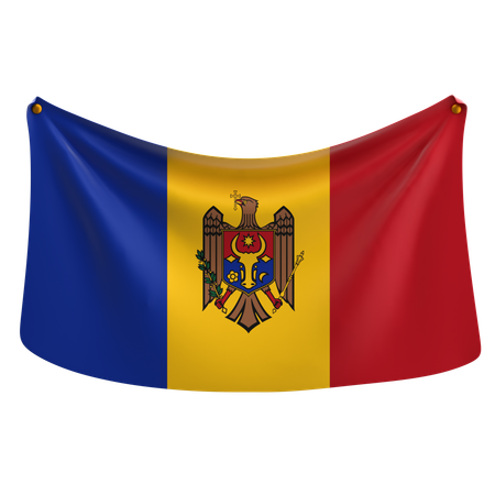 Moldova  3D Icon