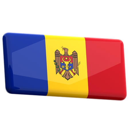 Moldova  3D Icon