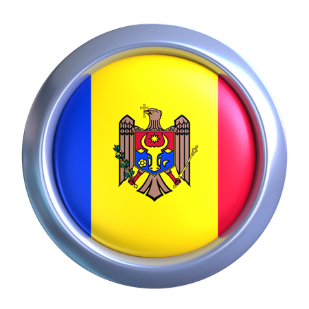 Moldova Emblem  3D Icon