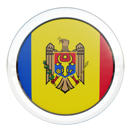 Moldova Flag 3D Illustration
