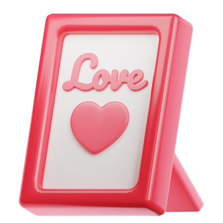 Quadro de amor  3D Icon