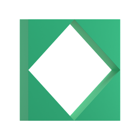 Moldura triangular  3D Icon