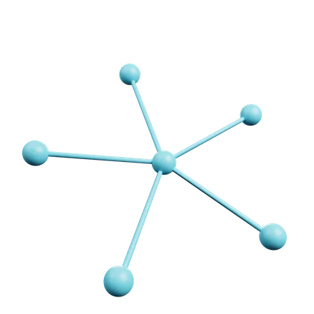 Molécula  3D Illustration