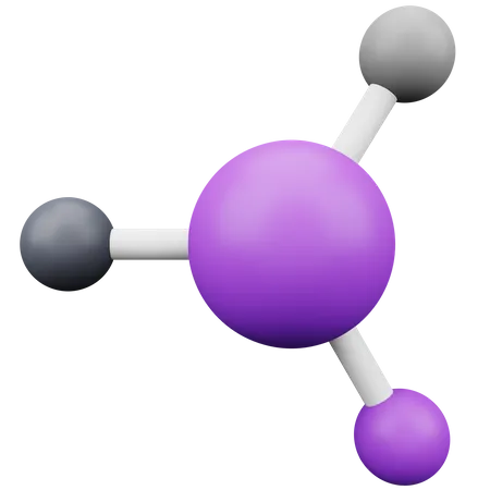 Moléculaire  3D Icon