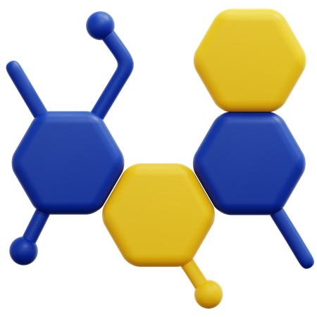 Moléculaire  3D Icon