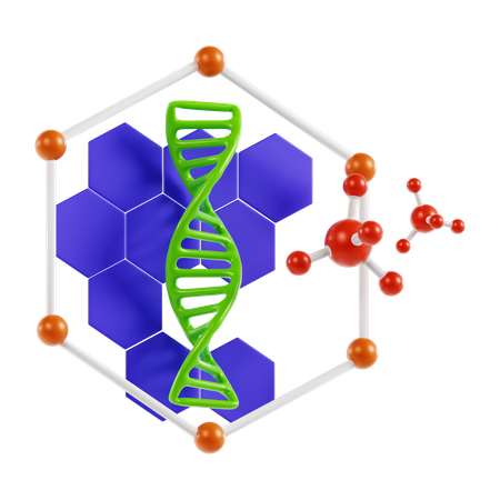 Moléculaire  3D Icon