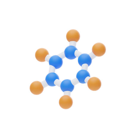 Molecular  3D Icon