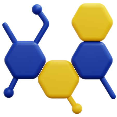 Molecular  3D Icon