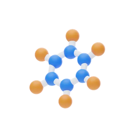 Molecular  3D Icon