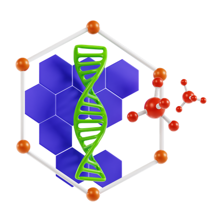 Molecular  3D Icon