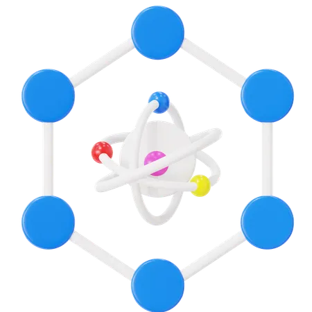Molecular Structure  3D Icon