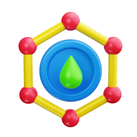 分子構造  3D Icon