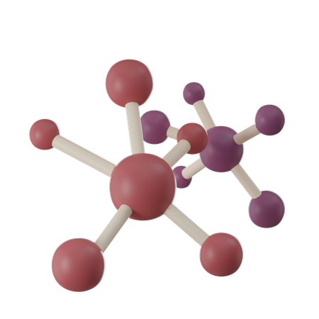 Molecular Structure  3D Icon