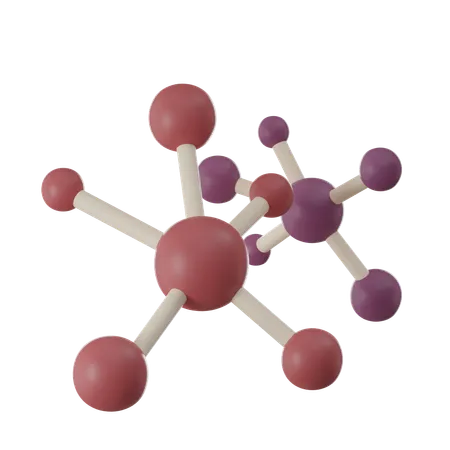 Molecular Structure  3D Icon