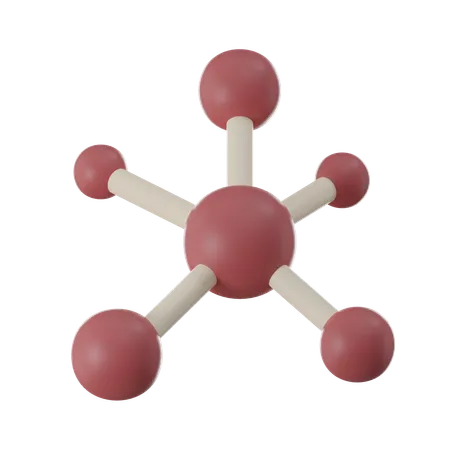 Molecular Structure  3D Icon