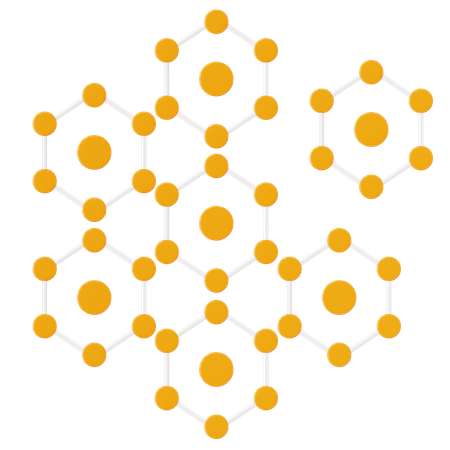 Molecular Structure  3D Icon