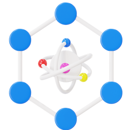 Molecular Structure  3D Icon