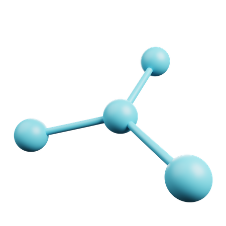 Molecular Structure  3D Illustration