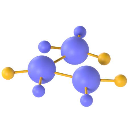 Moléculas  3D Icon