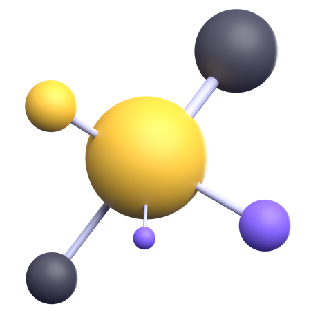 Molecule  3D Icon