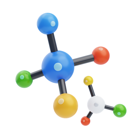 Molecule  3D Icon